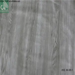 Anti-static White Wood PVC Interlocking Vinyl SPC Floor Tiles For Library