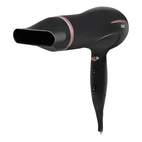 RCA Professional Ionic Hair Dryer Wireless Hair Dryer with Detachable Nozzle RC-P15 Black