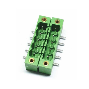 이중 나사 플러그 가능 PCB 터미널 블록 5.08mm 2 층 직각 핀 남성 및 여성 <span class=keywords><strong>MSTB</strong></span> <span class=keywords><strong>2.5</strong></span>/..-GF 5EHDRM ME050-500 - Product Image 1