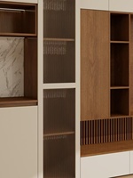 Meuble TV mural moderne personnalisé, armoire de rangement pour salon, meuble de présentation modulaire, système de meubles complets pour toute la maison, système de mur d'accentuation