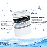 Cartouche de filtre à sédiments portable de 10 pouces avec charbon actif pour systèmes de traitement d'eau par osmose inverse, utilisation en extérieur et en voiture