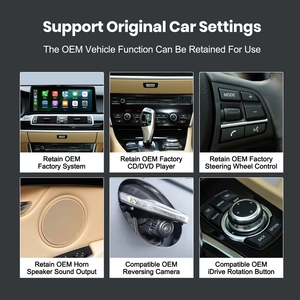 Écran de voiture Rhythm 12,6 pouces, mise à niveau de l'écran, maintien des fonctions OEM d'usine, affichage multimédia pour BMW CIC Série 5 Gran Turismo 2010-2012 - Product Image 4