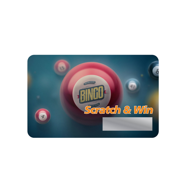 Scratch Off Card Customized Full Color Gift Coupon Ticket for Events