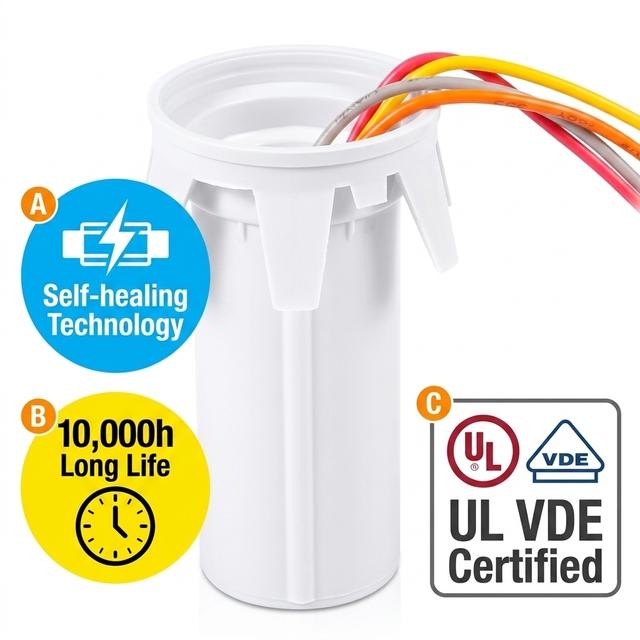 Capacitor Price Run S Compressor Motor Capacitor 25uf 450v DAZHAO CBB65 Polypropylene