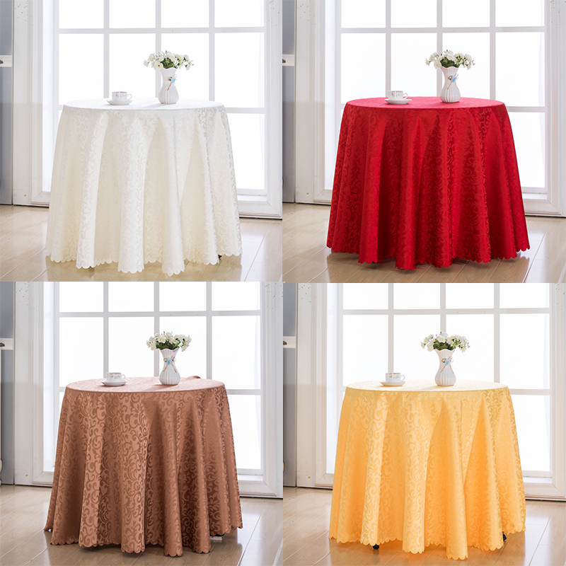 Luxury Plain Banquet Embroidery Table Cloth Cover Linen Skirt 120 Inch Black Sequin Round Tablecloth For Wedding Birthday Party