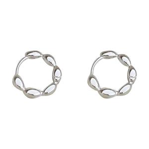 S925 in argento Sterling ramo di oliva <span class=keywords><strong>orecchini</strong></span> per le donne piccole squisito geometrico orecchio gioielli luce di lusso <span class=keywords><strong>clip</strong></span> per le orecchie di fascia alta - Product Image 5
