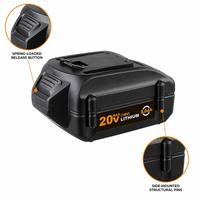 Baterai Lithium Ion 20V yang Dapat Diisi Ulang Kompatibel dengan Alat Bor Tanpa Kabel WA3520 WA3578 WA3525 WA3575