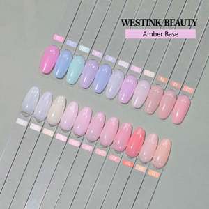 Westink отмачиваемый функциональный Гель-лак Оптовая Продажа резиновый Базовый лак УФ/Светодиодная лампа базовое и верхнее покрытие Гель-лак для ногтевого дизайна - Product Image 6