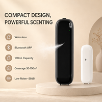 Diffuseur d'arômes intelligent mural 100 ml sans eau, à brancher, contrôlé par application, garantie 1 an pour la maison, le bureau, la salle de bain, le couloir