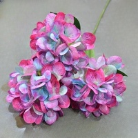 Buket Hydrangea Sutra 3D Terbaru 2023 Bunga Buatan untuk Dekorasi Pernikahan Rumah