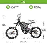 Moto électrique 79bike Falcon m 8000w 72v 440N.m 80KM/h Batterie 35AH Système de freinage hydraulique Enduro Ebike Vélo électrique Sport