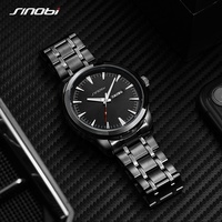 Sinobi Bracelet En Acier Inoxydable Or/Noir Pistolet IP Placage 43MM Diamètre Montres À Quartz Japon MIYOTA Mouvement Avec Date