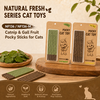 OEM Toptan Doğal Kedi Nanesi ve Safra Meyveli Pocky Çubuklar Kedilerin Kaygısını Azaltmak İçin Kedi Oyuncağı