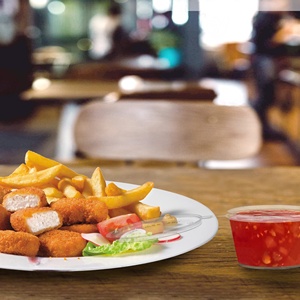 Gobelet à sauce en plastique avec couvercle à charnière 1oz 1.1oz 1.5oz 2oz 2.5oz 3oz 3.5oz 4oz 5oz Contenant alimentaire pour condiments - Product Image 5