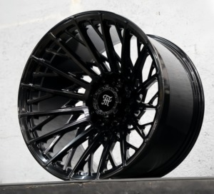 Ruedas de SUV forjadas HT 20-24 pulgadas negro profundo cóncavo 5 6 8 Lug Custom Offset Monoblock 6061-T6 para Jeep Wrangler JK JL JT SUV - Product Image 2