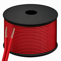 Câble audio en cuivre OFC avec gaine en PVC tressée et blindée en feuille d'aluminium, 1 m, pour microphone, haut-parleur, moniteur, home cinéma, Hi-Fi, bricolage