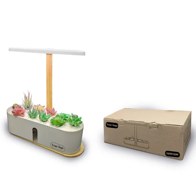 Sistem Hidroponik Kotak Pintar, Pot Pembibitan Lampu Tumbuh Penanam Taman Dalam Ruangan