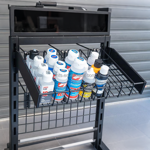Display mobil RC komersial eceran dengan Slot rak logam rak pajangan ritel logam dengan rak lapis cairan & Cat - Product Image 5