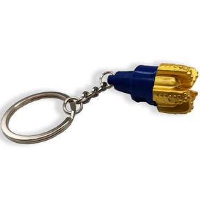 Art <b>Gifts</b> Maker Sublimation Souvenir Blank <b>Bronze</b> Key Ring Custom Bulk 3d Metal Oilfield Drill Bit Key Chains - Product Image 3