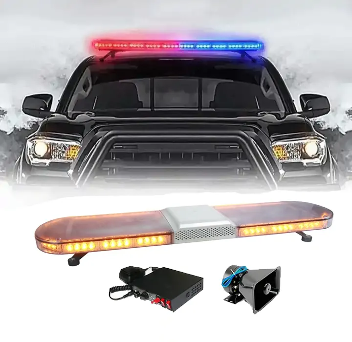 Vehicle universal 1.2m ambulance light bar cop light led emergency warning light bar