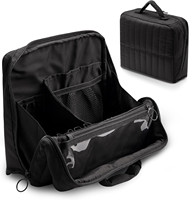 Trousse de Maquillage de Voyage Verticale Grande Capacité, Organisateur Cosmétique Étanche, Trousse de Toilette Personnalisable avec Logo, Fabrication OEM ODM