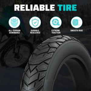 <span class=keywords><strong>Pneu</strong></span> de vélo à pneus larges 20x4.0 26x4.0, haute performance, résistant à l'usure, pour vélo électrique, VTT, neige - Product Image 5