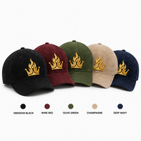 Casquettes de baseball en daim unisexes ajustables à visière incurvée, style streetwear, hip hop, skate, vente en gros