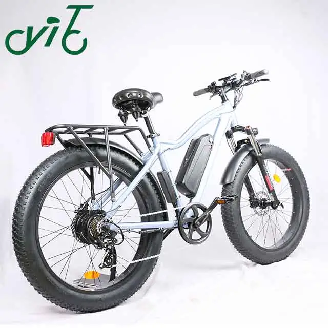 Enduro fat tire e bike com alta potência elétrica 48V 750w\1000w moto com câmbio Shimano e freio a disco