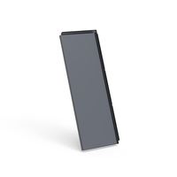 Panneau mural en verre double CdTe DYW-DLB01 BIPV 3,2 mm, système solaire gonflable, efficacité 75 W, génération d'énergie faible luminosité, 1200x400 mm