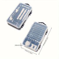 Set Obeng Presisi 115 Buah, Baja Multiguna, Magnetik, Torx Phillips, Grade Industri, Finishing Seng, OEM, Perkakas Tangan, Mobile