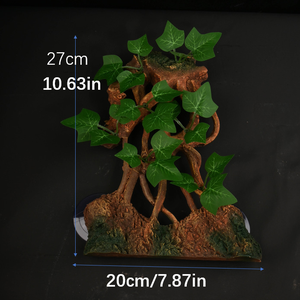 树脂螺旋可重复使用爬行动物角枝玻璃容器装饰吸盘，适用于两栖动物、蜥蜴、蛇爬树 - Product Image 4
