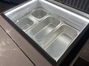 Congelatore Espositore Commerciale da Banco per Gelato Pozzetti con Vaschette GN, Congelatore da Banco per Gelato per Hotel e Piccoli Negozi - Product Image 2