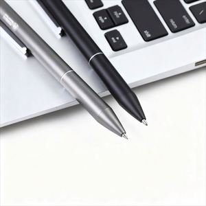 Personalized High End Black <b>White</b> Custom Logo Gift Metal Business Ball <b>Pens</b> Writing Smoothly Metallic Texture Gel <b>Pen</b> - Product Image 4