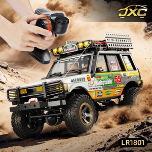 JXC NEW LR1801 Voiture télécommandée 4x4 en métal à l'échelle 1:18 avec accélération entièrement proportionnelle, lumières contrôlables, portée de 50 m, intérieur-extérieur - Product Image 5