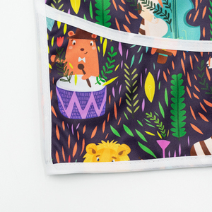 Gros Enfants Burp tissu Alimentation Bavoir avec Poche à Manches Longues Imperméable à l'eau Bavoirs Bébé - Product Image 4