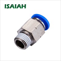 Conector Neumático de 5/32, 5/16, 3/16, 1/4, 3/8, 1/2, Conexión Rápida a Presión para Tubo de Aire, Rosca NPT en Pulgadas
