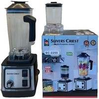 E-commerce krachtige foodprocessor met roestvrijstalen behuizing, 2,5 liter inhoud, voor fruit en groenten