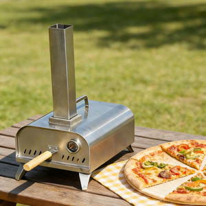 فرن البيتزا المنزلي من INBESTCAMP، فرن احترافي للتخييم بعزل مزدوج، يُستخدم لصنع الشيبس المرن، وطهي الطعام، وتدخين الطعام في الفناء. - Product Image 1