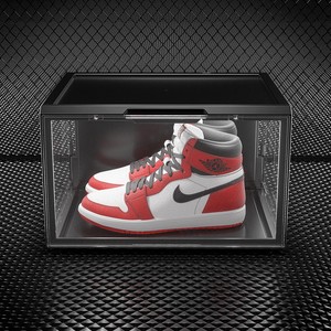 <span class=keywords><strong>Scatola</strong></span> <span class=keywords><strong>per</strong></span> <span class=keywords><strong>Scarpe</strong></span> Intelligente con Illuminazione LED, Apertura Laterale, Controllo Vocale, Trasparente <span class=keywords><strong>per</strong></span> Sneaker - Product Image 1