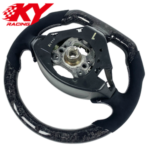 Accessoires intérieurs automobiles, volant sport en cuir et fibre de carbone forgée pour Honda S2000 S2K EP3 AP1 AP2 Acura RSX - Product Image 3