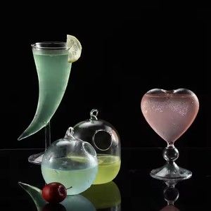 Copas de cóctel con personalidad, Animal transparente, Cisne, medusas, diseño de Chile, Bar transparente sin plomo para vaso de jugo, Vasos - Product Image 4