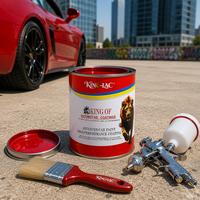 Peinture acrylique de finition B33 2K Crimson pour voitures particulières - La peinture automobile Crimson offre un fini brillant et une texture excellente après application.