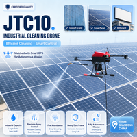 Drone de nettoyage de cheminées industriel haute pression à moteur sans balais pour le lavage des vitres extérieures des gratte-ciel
