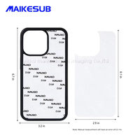 TPU avec plaque en aluminium coque de téléphone 13 mini coque de téléphone à sublimation 2d coque de téléphone à sublimation