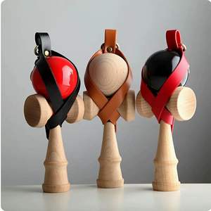 מחזיק <span class=keywords><strong>kendama</strong></span> עור עם וו נושאת אביזר לקנדאמה יפנית - Product Image 1