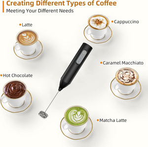 Batidora de Mano Recargable Newell Kitchen de Acero Inoxidable, Batidora de Huevos, Espumador de Leche, Batidora Eléctrica de Mano para <span class=keywords><strong>Matcha</strong></span> y Café - Product Image 4