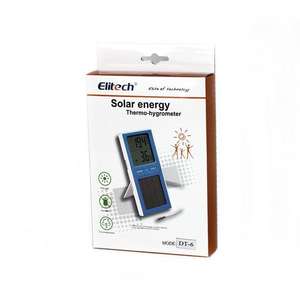 Elitech तापमान और आर्द्रता बनाया गया मॉनिटर सौर विद्युत ऊर्जा थर्मो-आर्द्रतामापी तापमान डिजिटल थर्मोस्टेट <span class=keywords><strong>DT</strong></span>-6 - Product Image 1