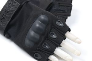 Demi-doigt gants de course étanche noir gants de vélo - Product Image 6