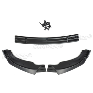 Black/Carbon Fiber Look Car Front Bumper Lip Spoiler Chin Bumper Body Kits <b>Splitter</b> Cover Guard for Infiniti G37 Sedan 2010-2013 - Product Image 3