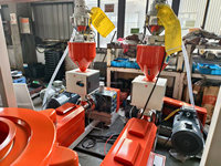 Machine de soufflage de film pour sacs vestes en HDPE de type ABA à double vis de co-extrusion SJ55x2-1000H